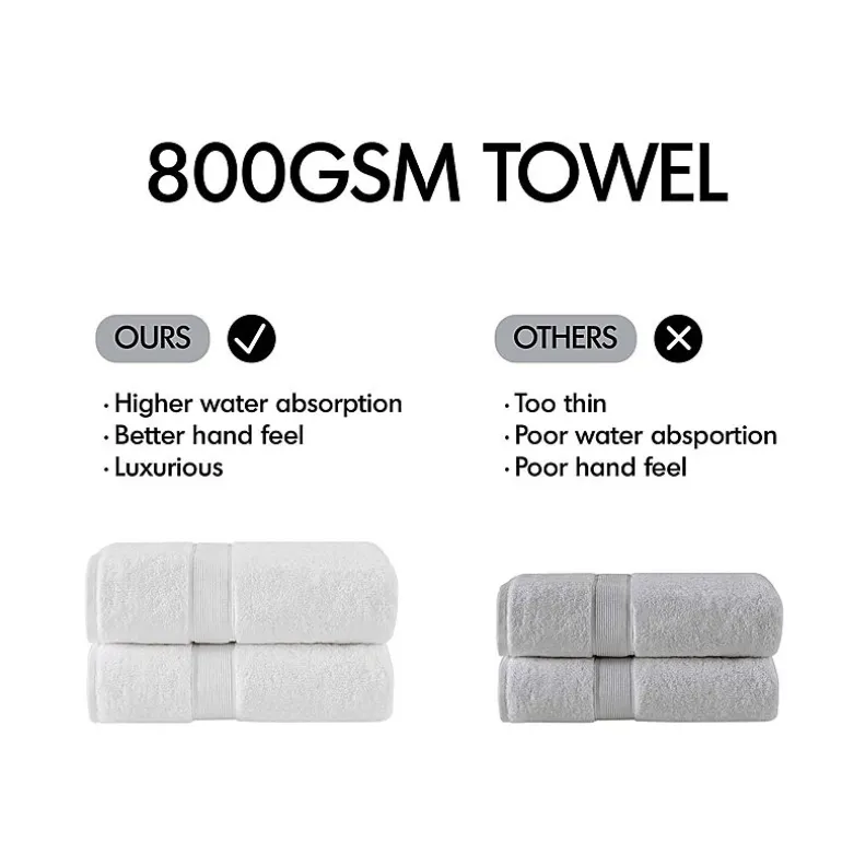 Madison Park Signature 800GSM 8-pc. Bath Towel Set