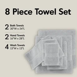 Madison Park Signature 800GSM 8-pc. Bath Towel Set