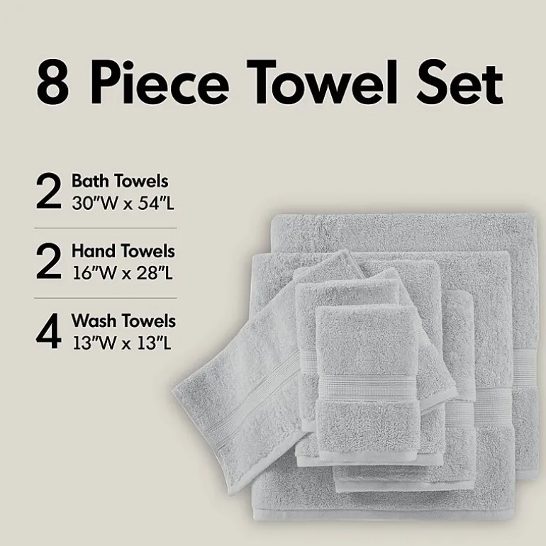 Madison Park Signature 800GSM 8-pc. Bath Towel Set
