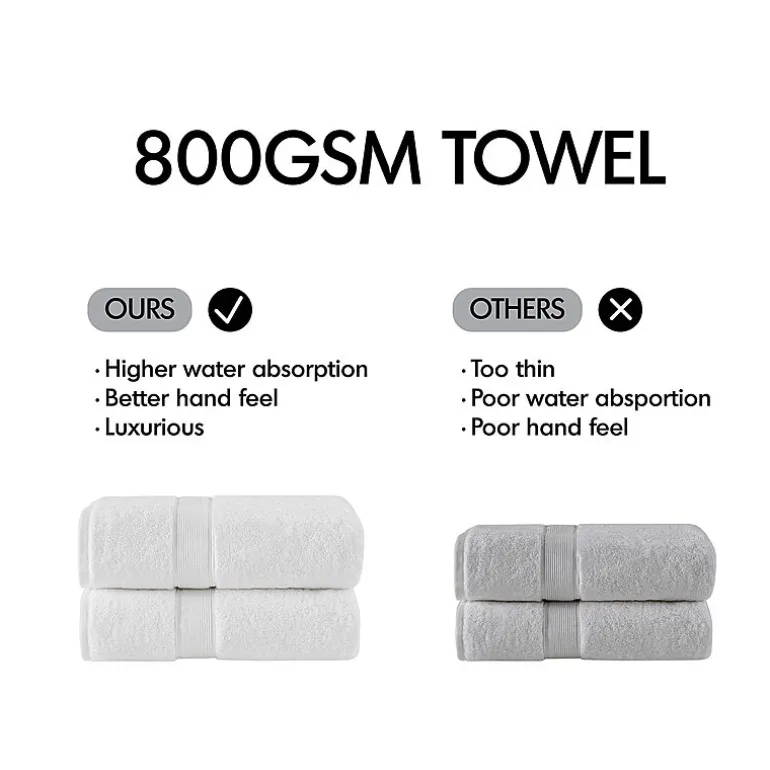 Madison Park Signature 800GSM 8-pc. Bath Towel Set