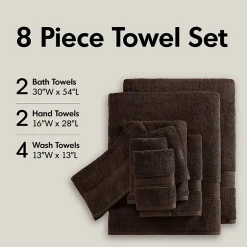 Madison Park Signature 800GSM 8-pc. Bath Towel Set