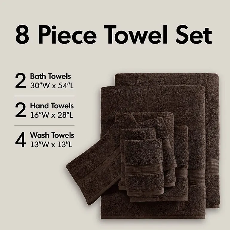 Madison Park Signature 800GSM 8-pc. Bath Towel Set
