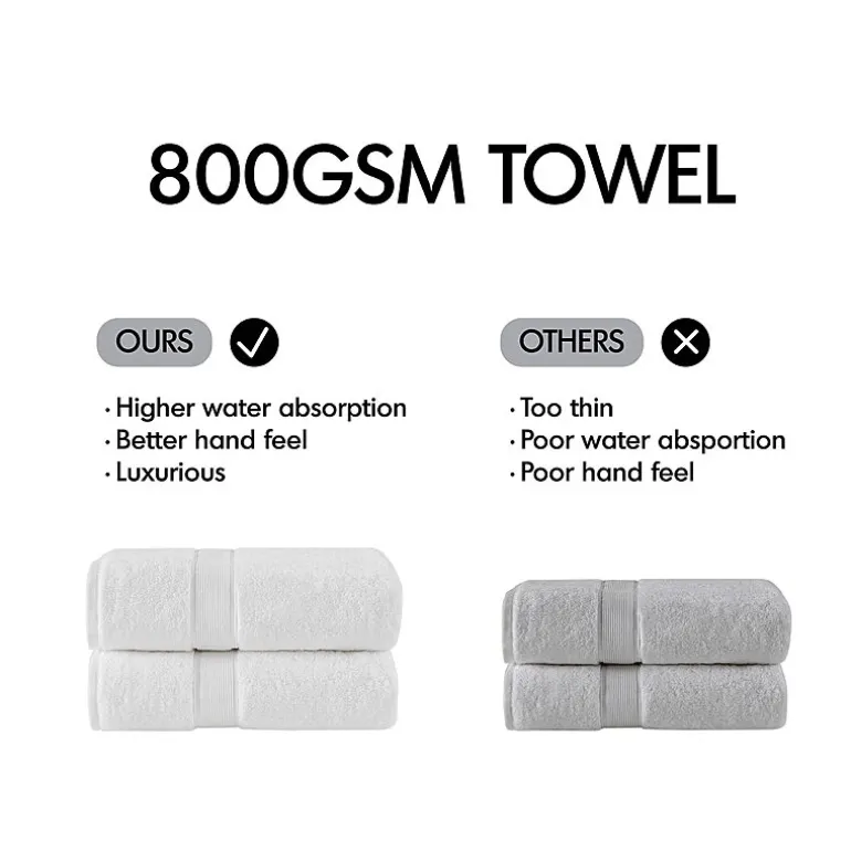 Madison Park Signature 800gsm 2-pc. Bath Sheet