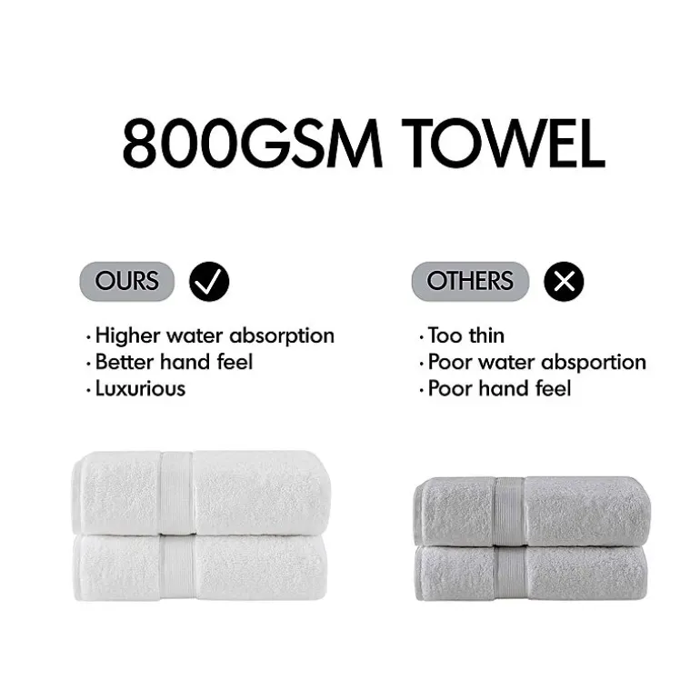 Madison Park Signature 800gsm 2-pc. Bath Sheet