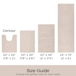 Madison Park Signature Marshmallow Bath Rug Collection