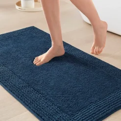 Madison Park Signature Splendor 100% Cotton Tufted 3000 Gsm Reversible Bath Rug