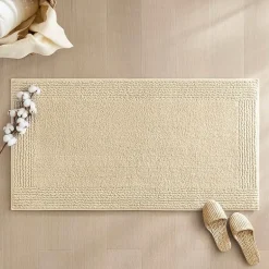 Madison Park Signature Splendor 100% Cotton Tufted 3000 Gsm Reversible Bath Rug