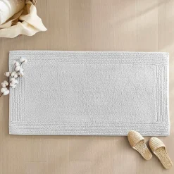 Madison Park Signature Splendor 100% Cotton Tufted 3000 Gsm Reversible Bath Rug