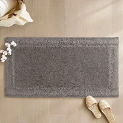 Madison Park Signature Splendor 100% Cotton Tufted 3000 Gsm Reversible Bath Rug