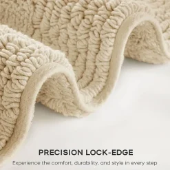 Madison Park Signature Splendor 100% Cotton Tufted 3000 Gsm Reversible Bath Rug