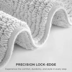 Madison Park Signature Splendor 100% Cotton Tufted 3000 Gsm Reversible Bath Rug