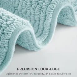 Madison Park Signature Splendor 100% Cotton Tufted 3000 Gsm Reversible Bath Rug