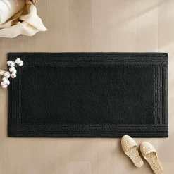 Madison Park Signature Splendor 100% Cotton Tufted 3000 Gsm Reversible Bath Rug