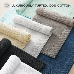 Madison Park Signature Splendor 100% Cotton Tufted 3000 Gsm Reversible Bath Rug