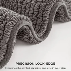 Madison Park Signature Splendor 100% Cotton Tufted 3000 Gsm Reversible Bath Rug
