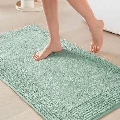 Madison Park Signature Splendor 100% Cotton Tufted 3000 Gsm Reversible Bath Rug