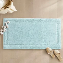 Madison Park Signature Splendor 100% Cotton Tufted 3000 Gsm Reversible Bath Rug