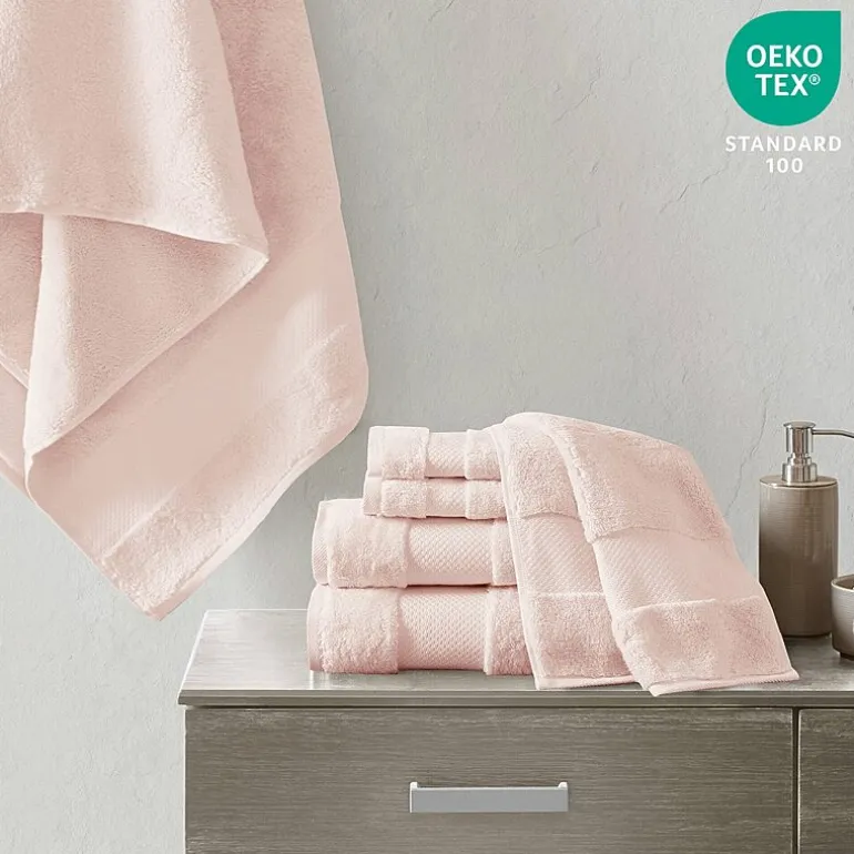 Madison Park Signature Turkish Oversized Cotton Solid 6-pc. Solid Bath Towel Set