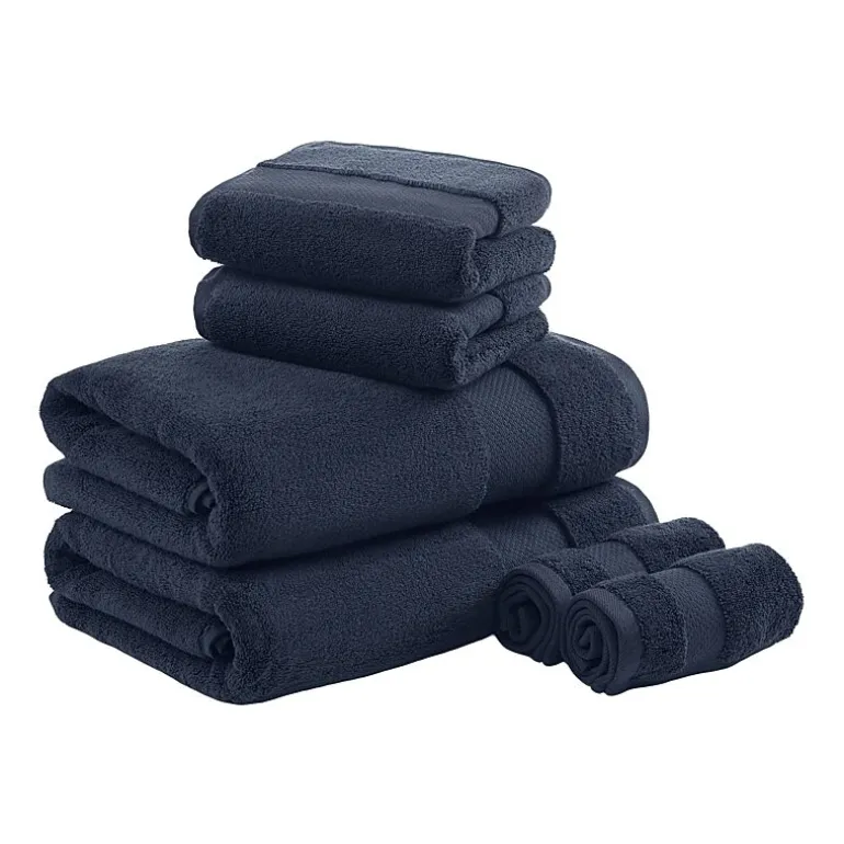 Madison Park Signature Turkish Oversized Cotton Solid 6-pc. Solid Bath Towel Set