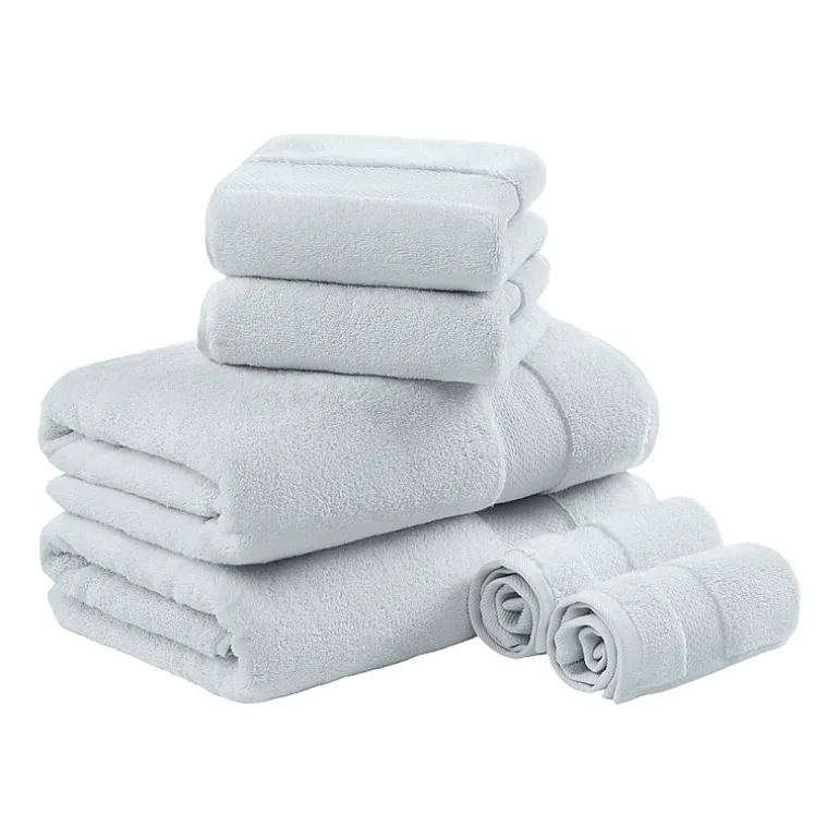 Madison Park Signature Turkish Oversized Cotton Solid 6-pc. Solid Bath Towel Set