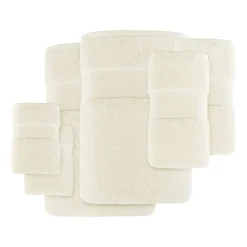 Madison Park Signature Turkish Oversized Cotton Solid 6-pc. Solid Bath Towel Set
