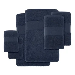Madison Park Signature Turkish Oversized Cotton Solid 6-pc. Solid Bath Towel Set