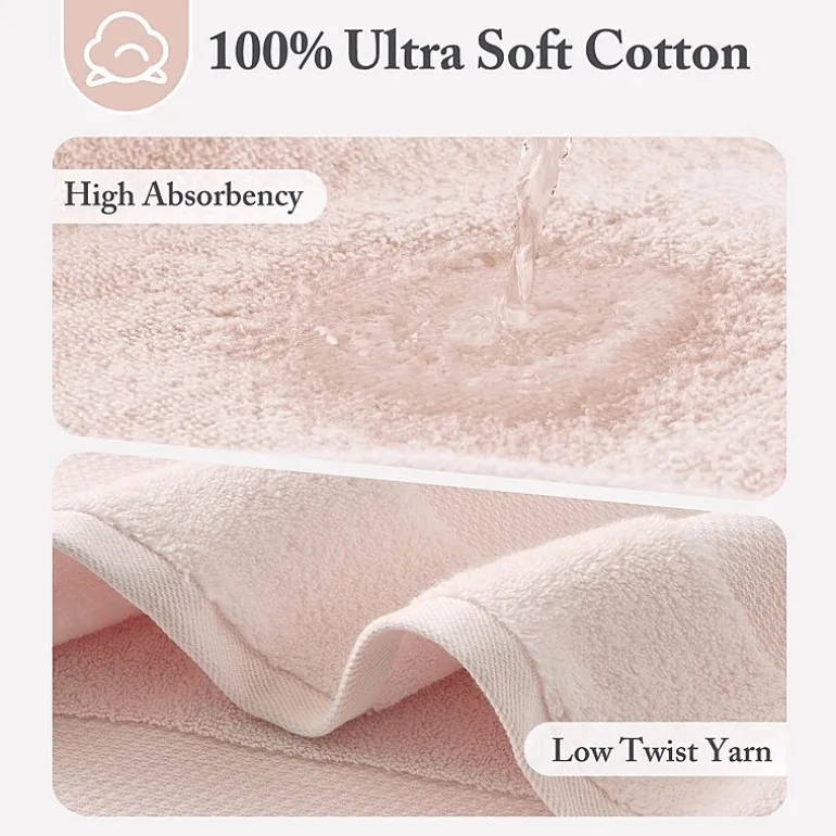 Madison Park Signature Turkish Oversized Cotton Solid 6-pc. Solid Bath Towel Set
