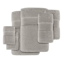 Madison Park Signature Turkish Oversized Cotton Solid 6-pc. Solid Bath Towel Set