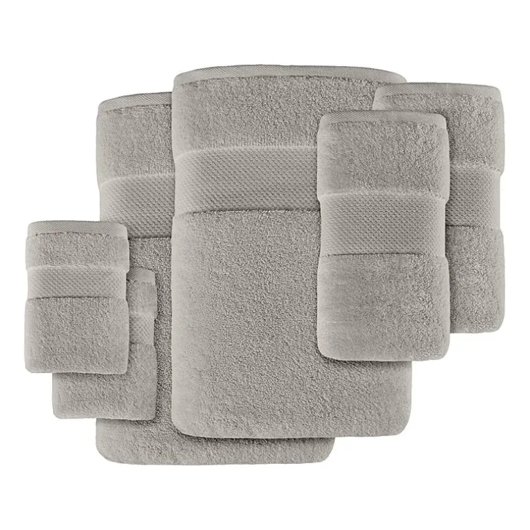 Madison Park Signature Turkish Oversized Cotton Solid 6-pc. Solid Bath Towel Set