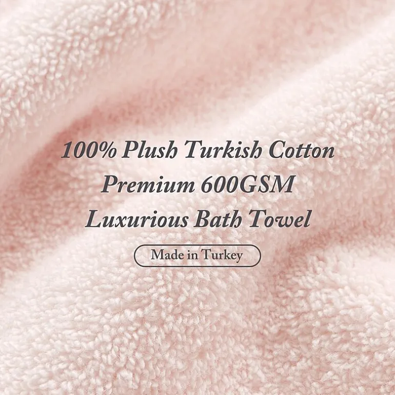 Madison Park Signature Turkish Oversized Cotton Solid 6-pc. Solid Bath Towel Set
