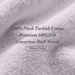 Madison Park Signature Turkish Oversized Cotton Solid 6-pc. Solid Bath Towel Set