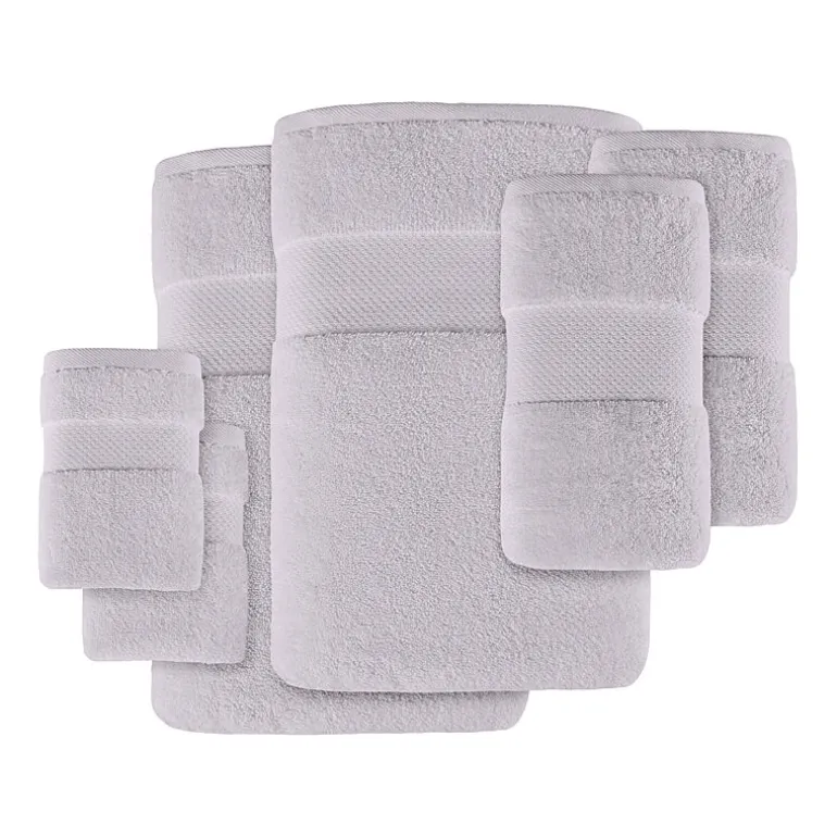 Madison Park Signature Turkish Oversized Cotton Solid 6-pc. Solid Bath Towel Set