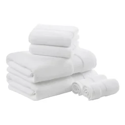Madison Park Signature Turkish Oversized Cotton Solid 6-pc. Solid Bath Towel Set