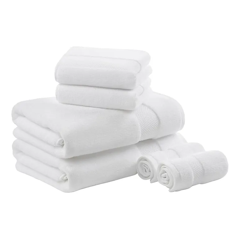 Madison Park Signature Turkish Oversized Cotton Solid 6-pc. Solid Bath Towel Set