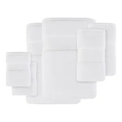 Madison Park Signature Turkish Oversized Cotton Solid 6-pc. Solid Bath Towel Set