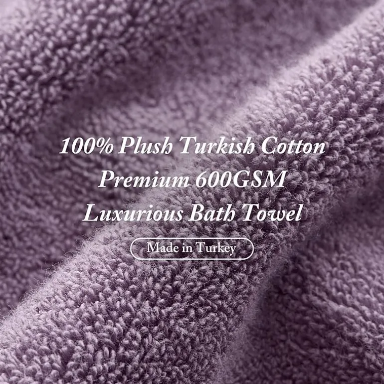 Madison Park Signature Turkish Oversized Cotton Solid 6-pc. Solid Bath Towel Set
