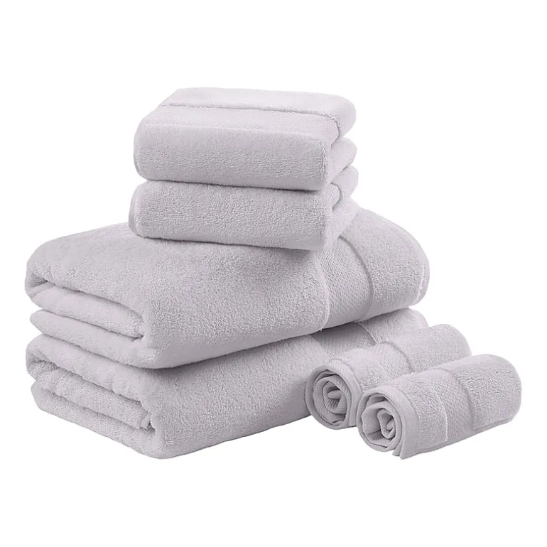 Madison Park Signature Turkish Oversized Cotton Solid 6-pc. Solid Bath Towel Set