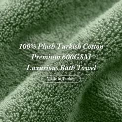 Madison Park Signature Turkish Oversized Cotton Solid 6-pc. Solid Bath Towel Set