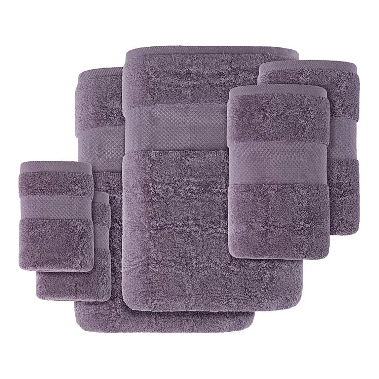 Madison Park Signature Turkish Oversized Cotton Solid 6-pc. Solid Bath Towel Set