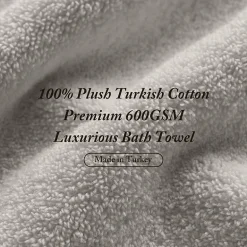 Madison Park Signature Turkish Oversized Cotton Solid 6-pc. Solid Bath Towel Set