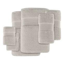Madison Park Signature Turkish Oversized Cotton Solid 6-pc. Solid Bath Towel Set