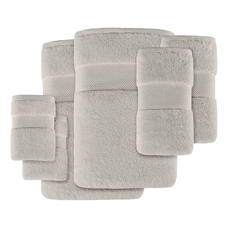 Madison Park Signature Turkish Oversized Cotton Solid 6-pc. Solid Bath Towel Set