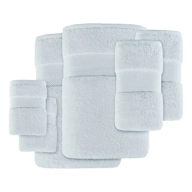 Madison Park Signature Turkish Oversized Cotton Solid 6-pc. Solid Bath Towel Set