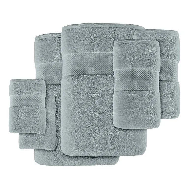 Madison Park Signature Turkish Oversized Cotton Solid 6-pc. Solid Bath Towel Set