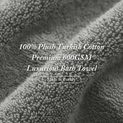 Madison Park Signature Turkish Oversized Cotton Solid 6-pc. Solid Bath Towel Set