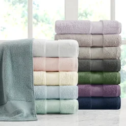 Madison Park Signature Turkish Oversized Cotton Solid 6-pc. Solid Bath Towel Set