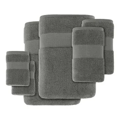 Madison Park Signature Turkish Oversized Cotton Solid 6-pc. Solid Bath Towel Set