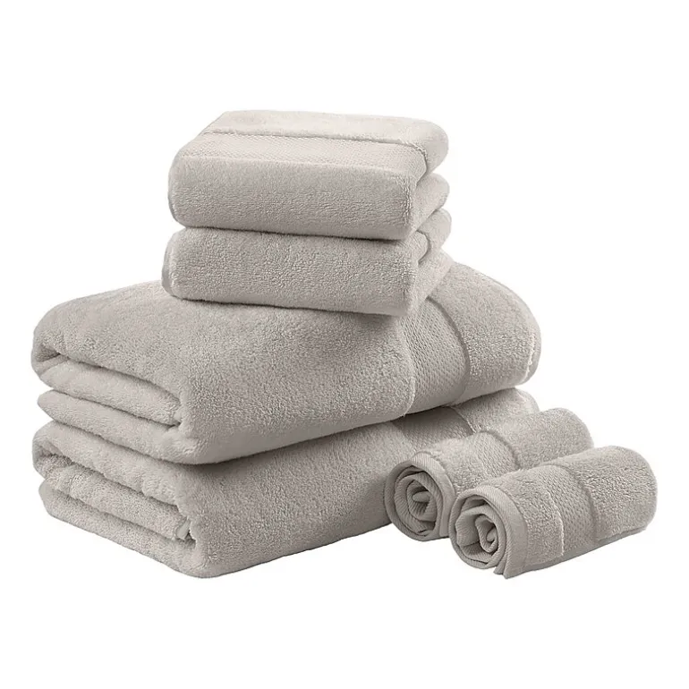 Madison Park Signature Turkish Oversized Cotton Solid 6-pc. Solid Bath Towel Set