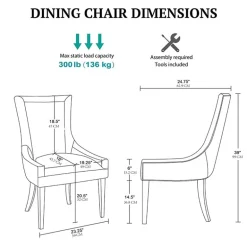 Madison Park Signature Ultra 2-pc. Dining Side Chair