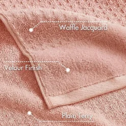 Madison Park Spa Waffle 6-pc. Quick Dry Bath Towel Set